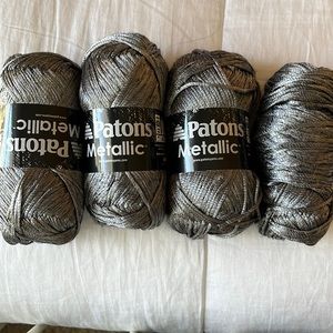 Patons Metallic Yarn Lot 🧶